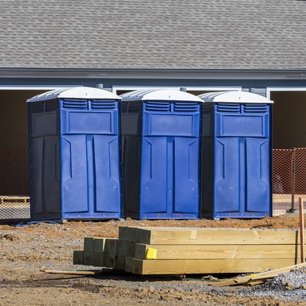 how can i report damages or issues with the porta potties during my rental period in Cardinal